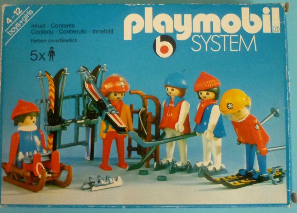 Playmobil 3561v2 - 5 Skiers - Box