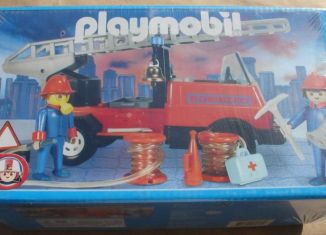 Playmobil - 3936v2-ant - Firetruck with Ladder