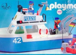 Playmobil - 3539-ant - Lancha patrullera