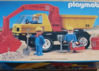 Playmobil - 3968-ant - Camion grue avec godet