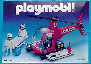 Playmobil - 6033-ant - Helicopter ambulance