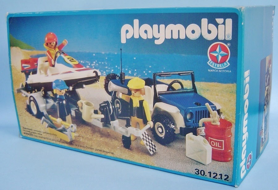 3041 PLAYMOBIL Jeep With Speed Boat for sale online 
