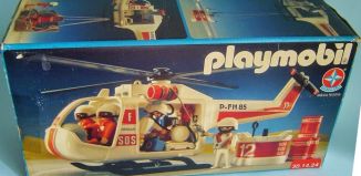 Playmobil - 30.14.24-est - White Rescue Helicopter