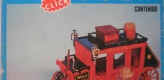 Playmobil - 3245-fam - Red stagecoach