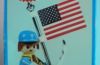 Playmobil - 3354v2-fam - US soldier & flag
