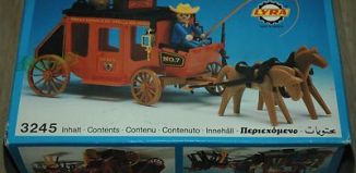 Playmobil - 3245v2-lyr - Red stagecoach