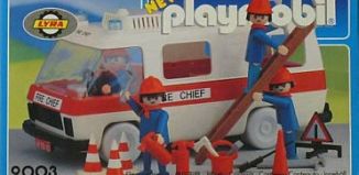 Playmobil - 9003v1-lyr - Firemen van