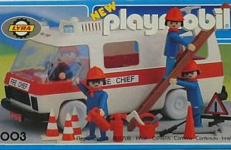 Playmobil - 9003v1-lyr - Firemen van