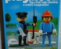 Playmobil - 9805-mat - Polizist + Feuerwehrmann