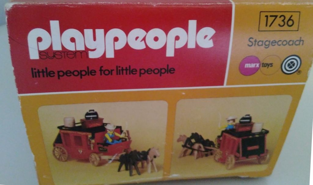 Playmobil 1736-pla - Red stagecoach - Box