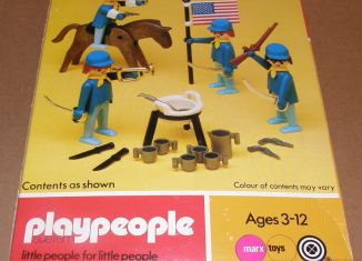 Playmobil - 1771-pla - U.S. Cavalry Basic Set - Detail Playmobil - 1771-pla - U.S. Cavalry Basic Set