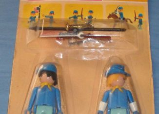 Playmobil - 1773-pla - US officer & soldier - Detail Playmobil - 1773-pla - US officer & soldier