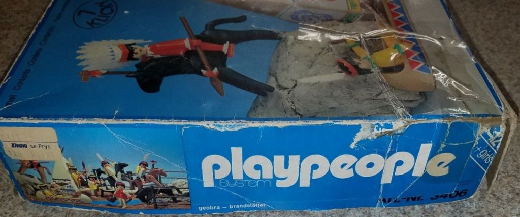 Playmobil 3406-pla - Indian Camp Set - Box