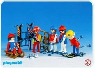 Playmobil - 3561v2 - 5 Skiers
