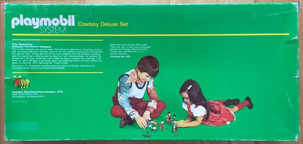 Playmobil 040-sch - Cowboy Deluxe Set - Box