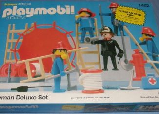 Playmobil - 1402-sch - Fireman Deluxe Set