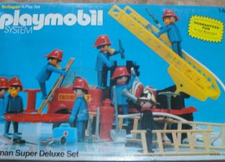 Playmobil - 1404v1-sch - Feuerwehr Super Luxus Set