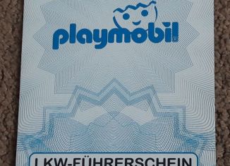Playmobil - 30887732/06.07 - Playmobil truck driver's license