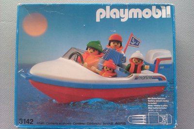 Playmobil 3142 - Motorboat - Box