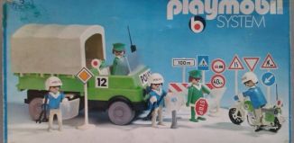 Playmobil - 3155s1 - Camion de police & moto