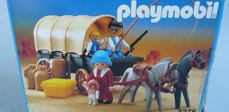 Playmobil - 3278v3 - Colons & chariot couvert
