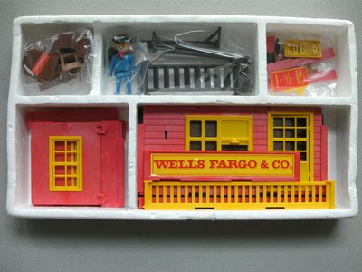 # 6 Playmobil 3431,Wells Fargo Western,Seitenwand 