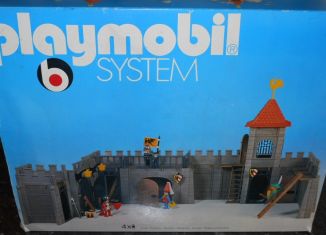 Playmobil vintage 4 klicky remparts de la ville château 3446 V1 en
