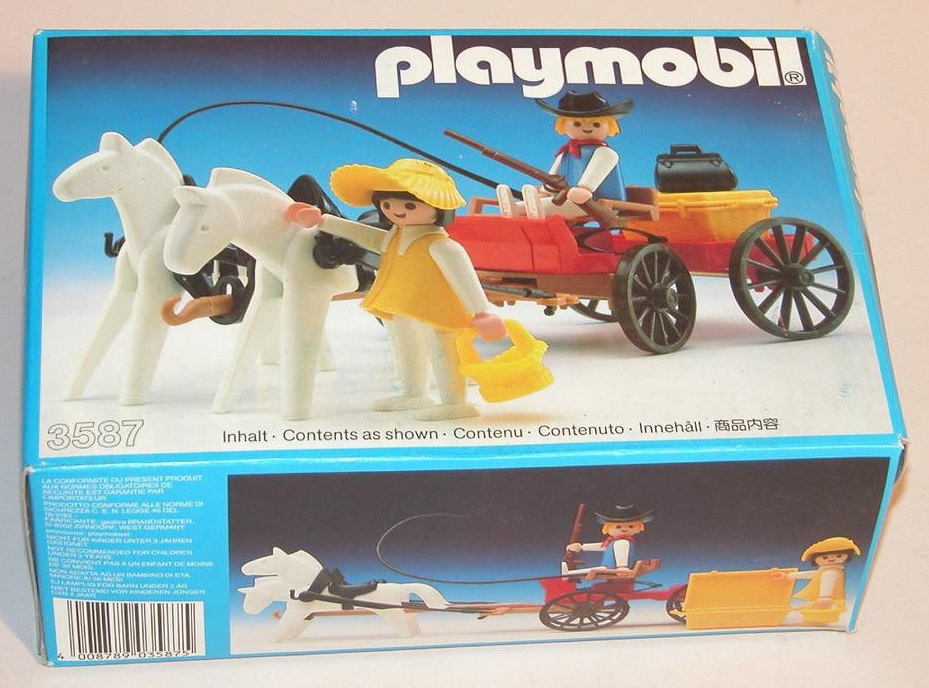 Playmobil 3587v2 - Western Farm Wagon - Box