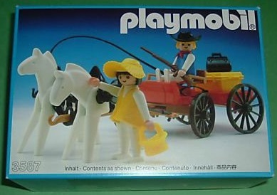 Vintage PLAYMOBIL Add-on 7070 Western Wagon Carriage for sale online