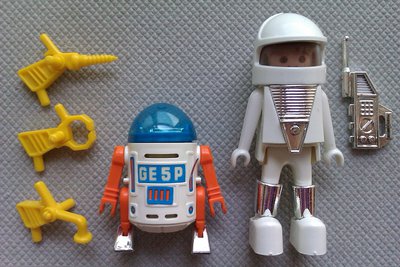 Playmobil 3591 - Astronaut / Robot - Back