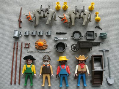 Playmobil 3747 - Gold washers - Back