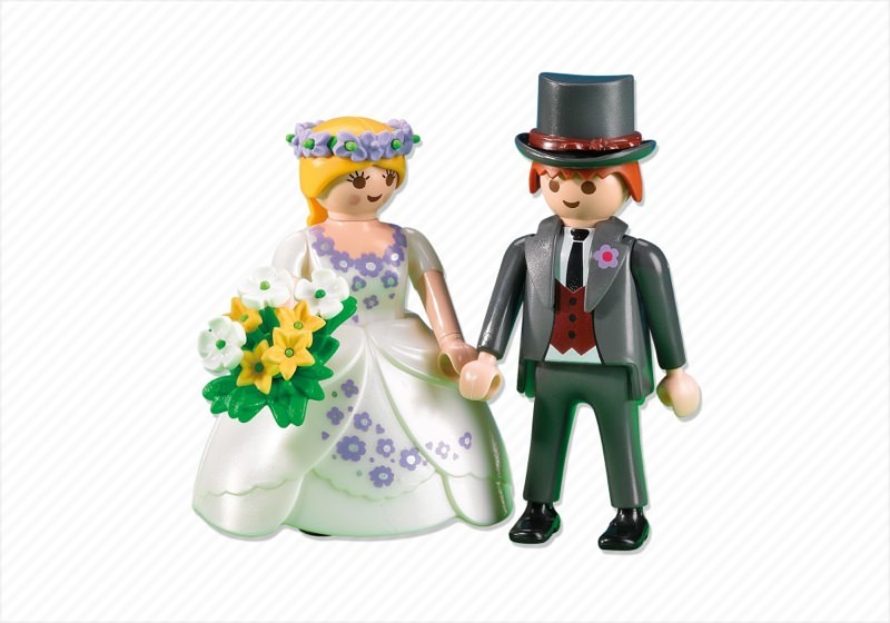 Playmobil 7497 - Bride and Groom - Back