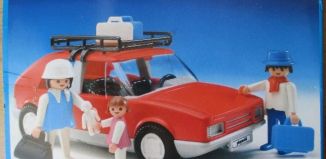 Playmobil - 3139v1-esp - Voiture de tourisme rouge