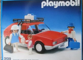 Playmobil - 3139v1-esp - Voiture de tourisme rouge