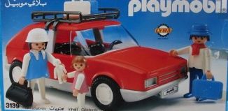Playmobil - 3139v2-lyr - rotes Familienauto