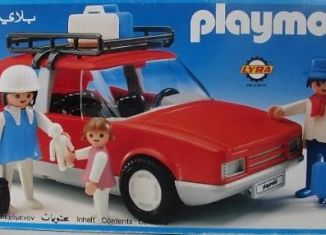 Playmobil - 3139v2-lyr - Red Family Car