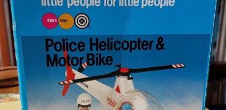 Playmobil - 1765v2-pla - Hélicoptère de police et moto