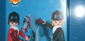 Playmobil - 3305-lyr - 2 cavaliers / cheval