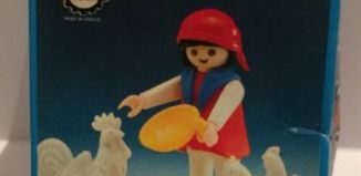 Playmobil - 3595-lyr - Farmer with chicks