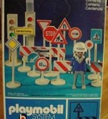 Playmobil - 014s1-sch - Traffic Control Set