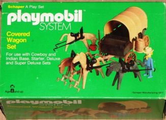 Playmobil - 047-sch - Set chariot bâché