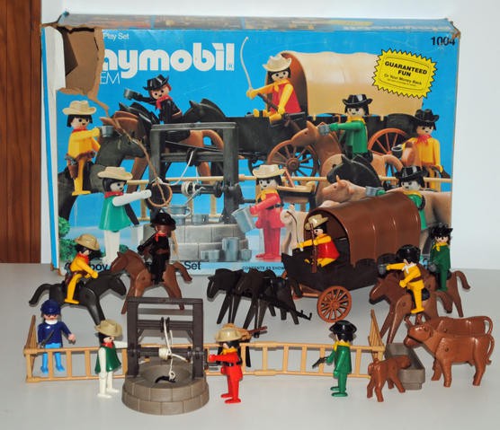 Playmobil 1004-sch - Cowboy Super Deluxe Set - Back