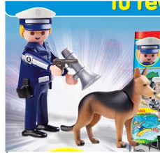 Playmobil R013-30796383-esp - Police with dog - Back