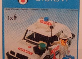 Playmobil - 3217s1v2 - Doctor's Car - Detail Playmobil - 3217s1v2 - Doctor's Car