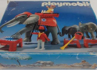 Playmobil - 3519 - Dressage d'éléphants de cirque