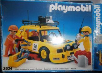 Playmobil - 3524v4 - Rally Car and Crew
