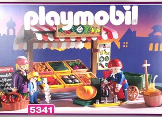 Playmobil - 5341 - Marchande de fruits et légumes / étal