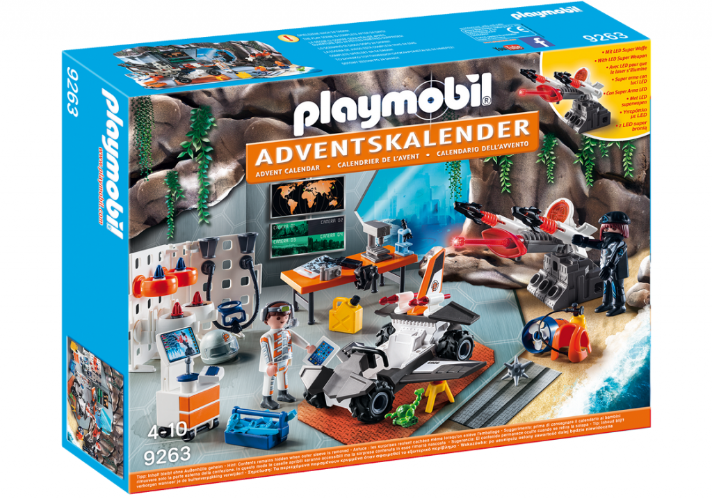 Playmobil 9263 - Advent Calendar "Spy Team Workshop" - Box