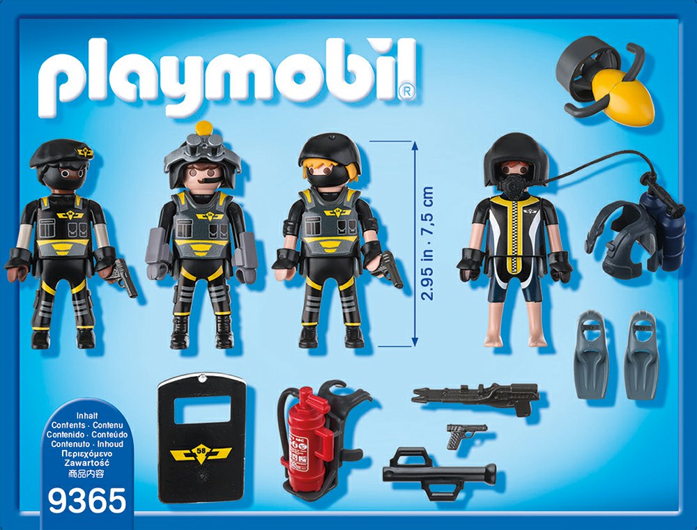 Neu OVP 9365 SEK-Team Playmobil City Action 