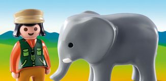 Playmobil - 9381 - Tierpflegerin mit Elefant